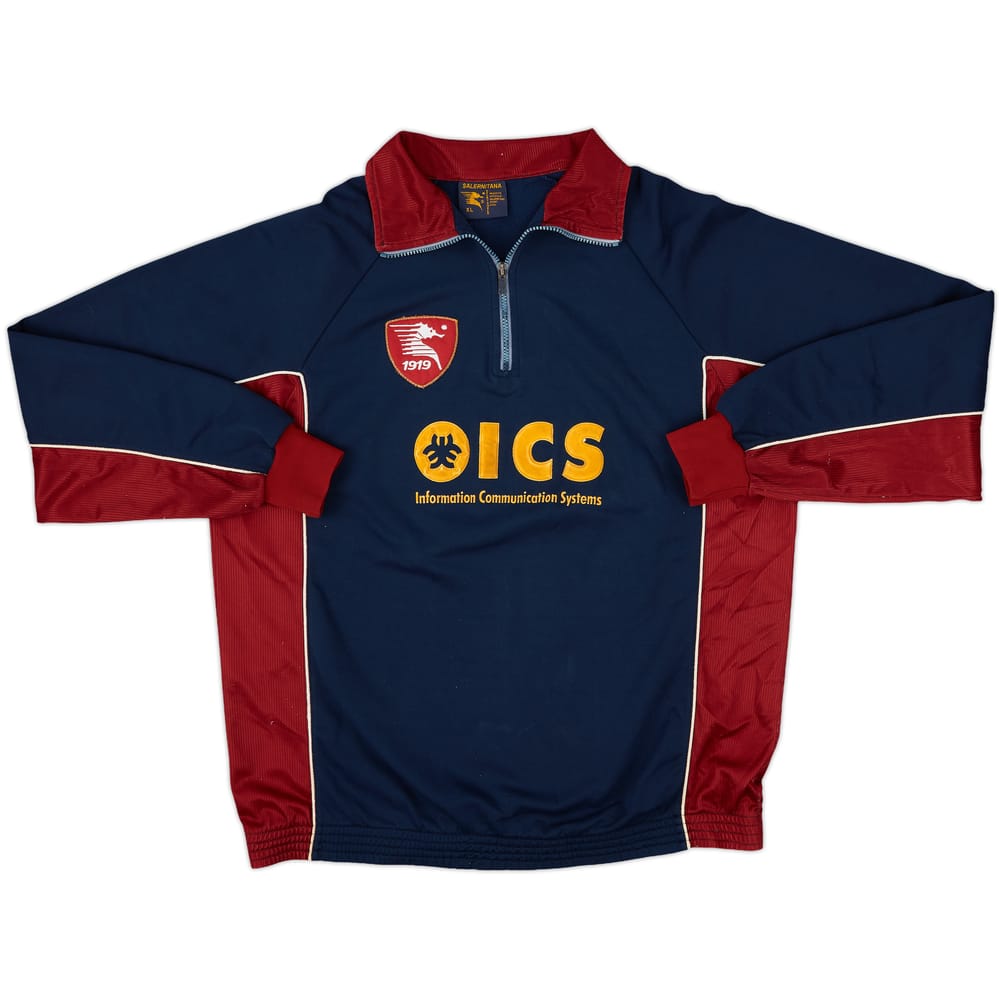 2001-02 Salernitana 1/4 Zip Drill Top - 8/10 - (XL)