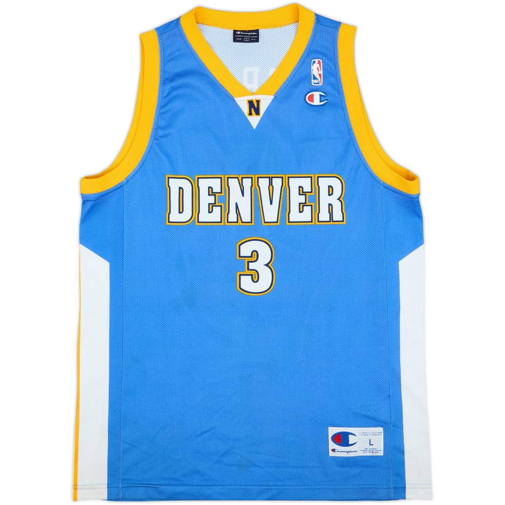 2006-08 Denver Nuggets Iverson #3 Champion Away Jersey - 7/10 - (L)