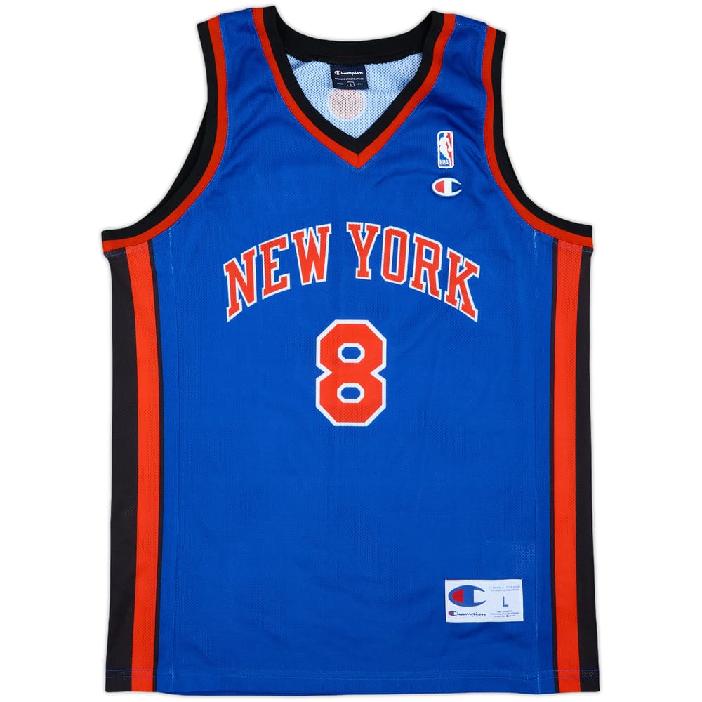 2008-10 New York Knicks Gallinari #8 Champion Away Jersey - 9/10 - (L)