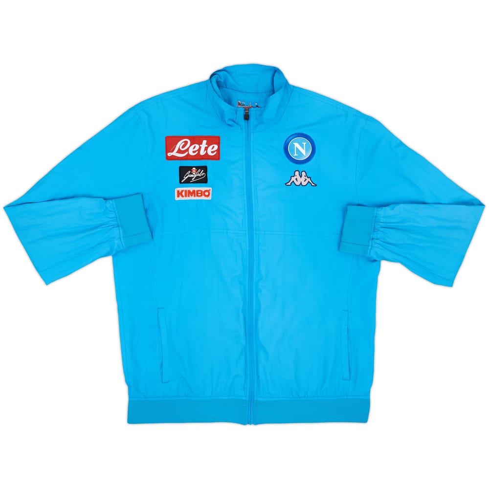 2017-18 Napoli Kappa Track Jacket - 5/10 - (XXL)