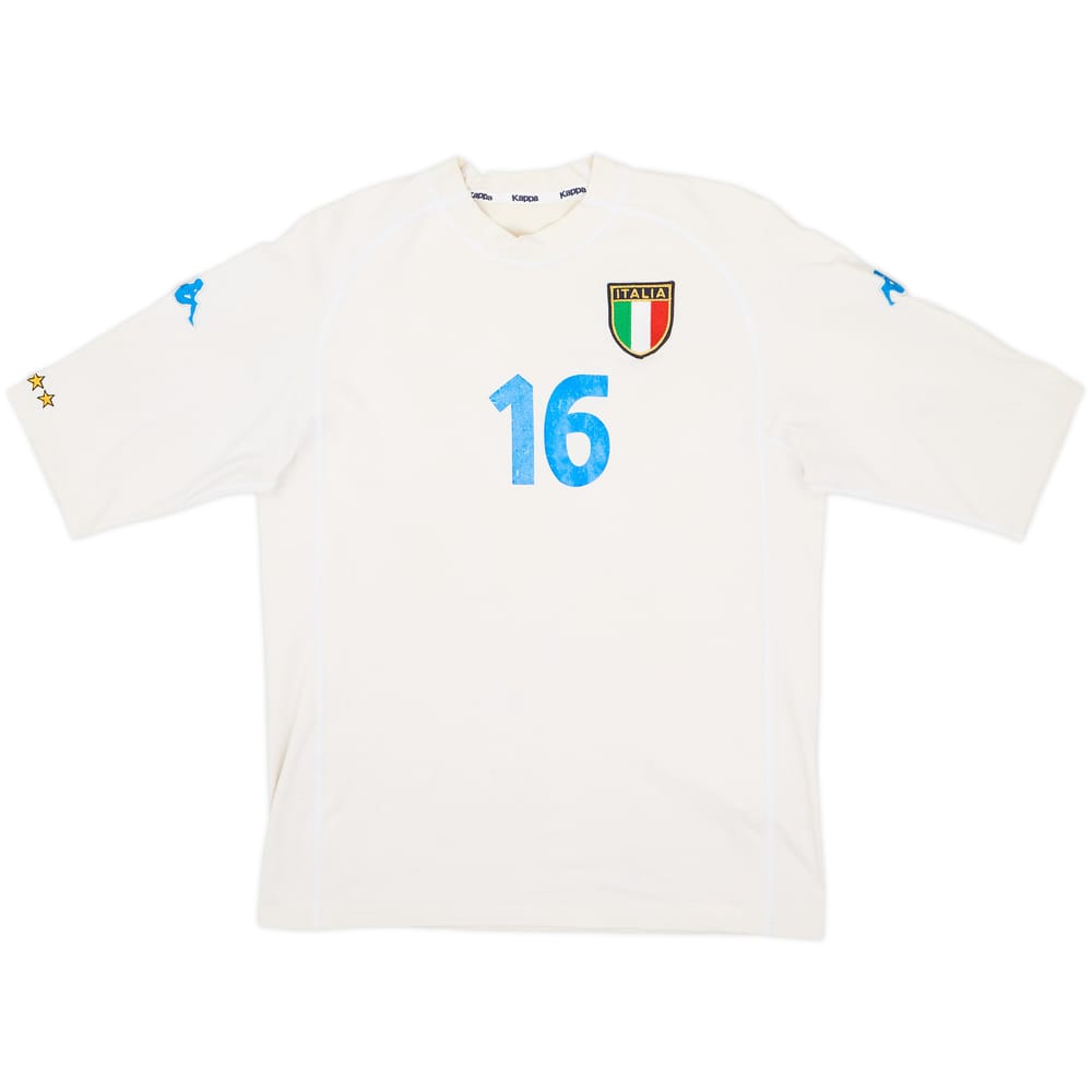 2000-01 Italy Match Issue Away Shirt #16