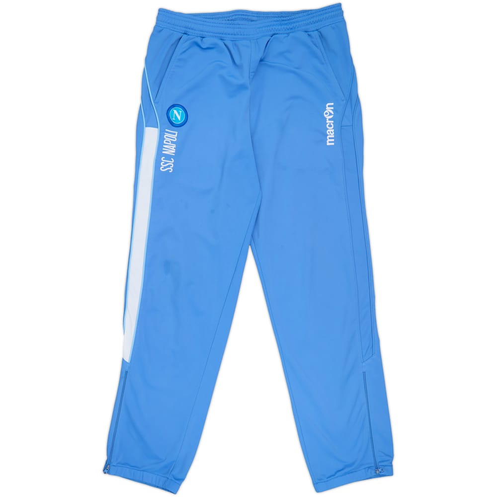 2011-12 Napoli Macron Track Pants/Bottoms - 8/10 - (L)