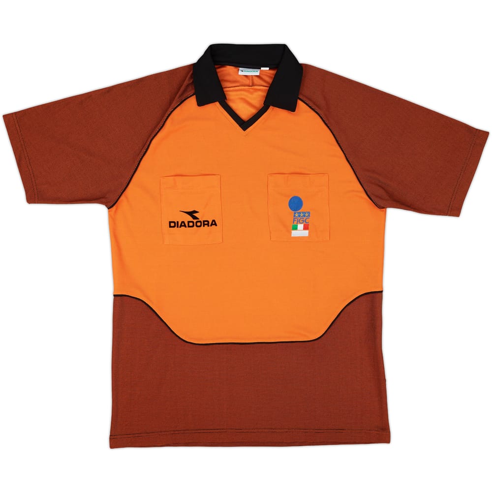 1990s Italy FIGC Diadora Referee Shirt - 9/10 - (XL)