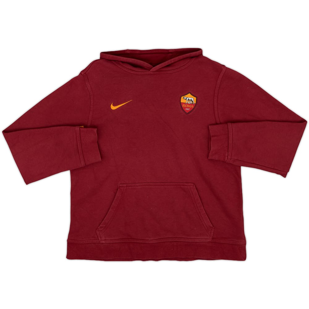 2015-16 Roma Nike Hooded Top - 8/10 - (XL.Boys)