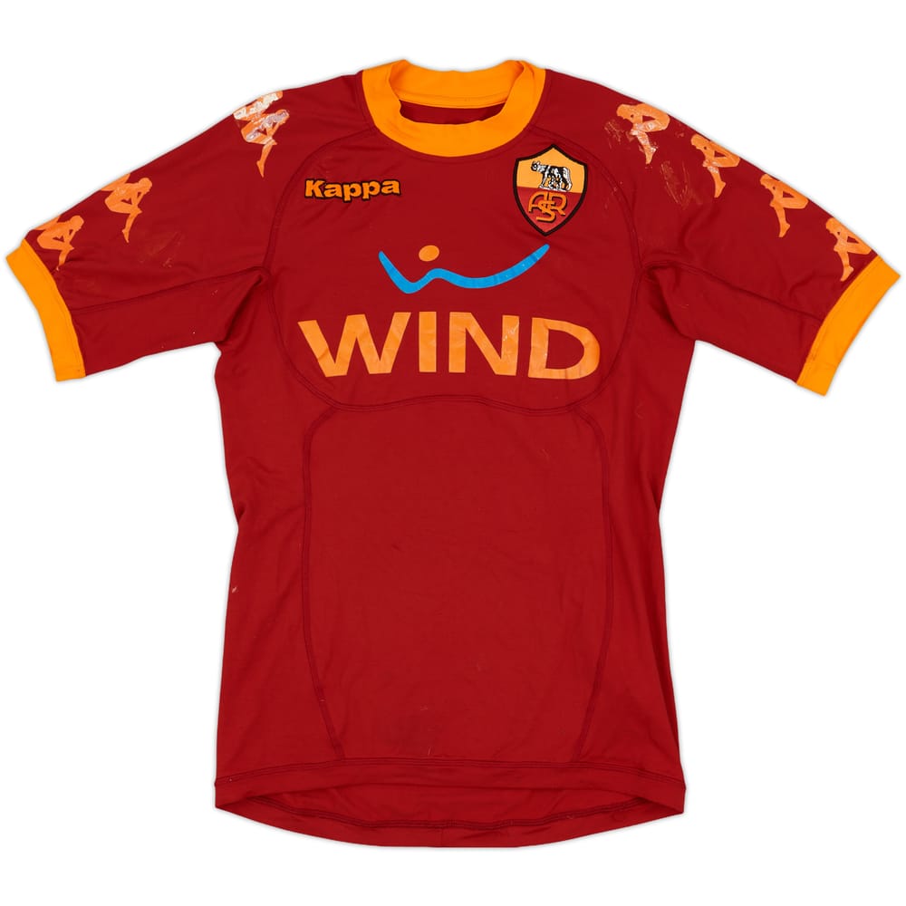 2010-11 Roma Home Shirt - 4/10 - (XS)