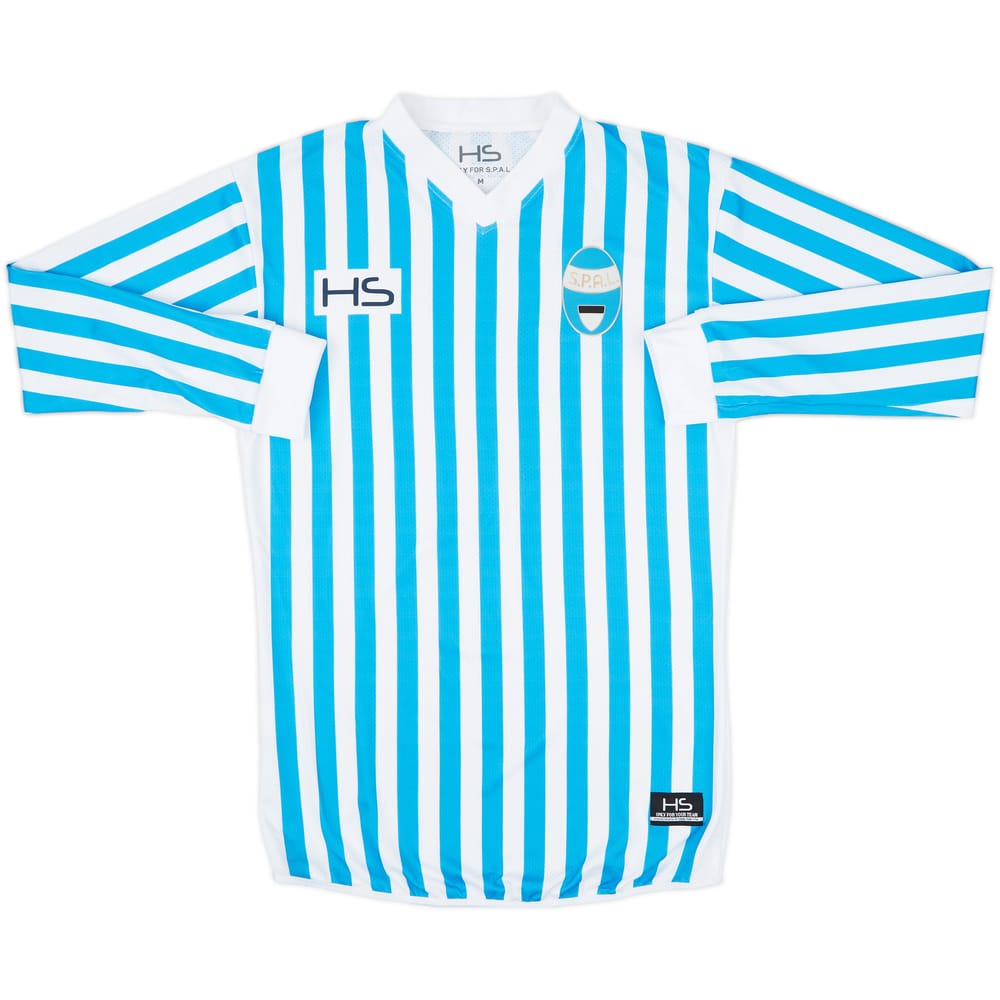 2016-17 SPAL Home L/S Shirt - 9/10 - (M)