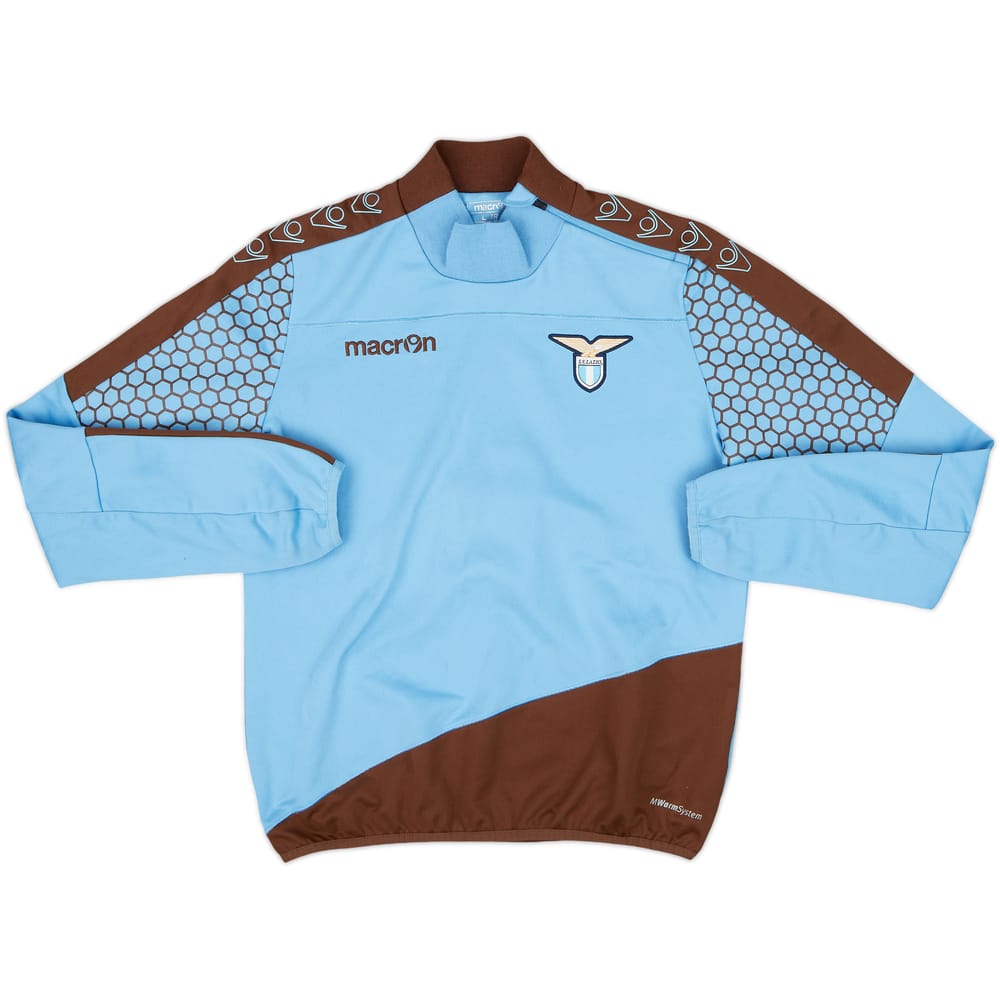 2015-16 Lazio Macron 1/4 Zip Training Top - 8/10 - (L.Boys)