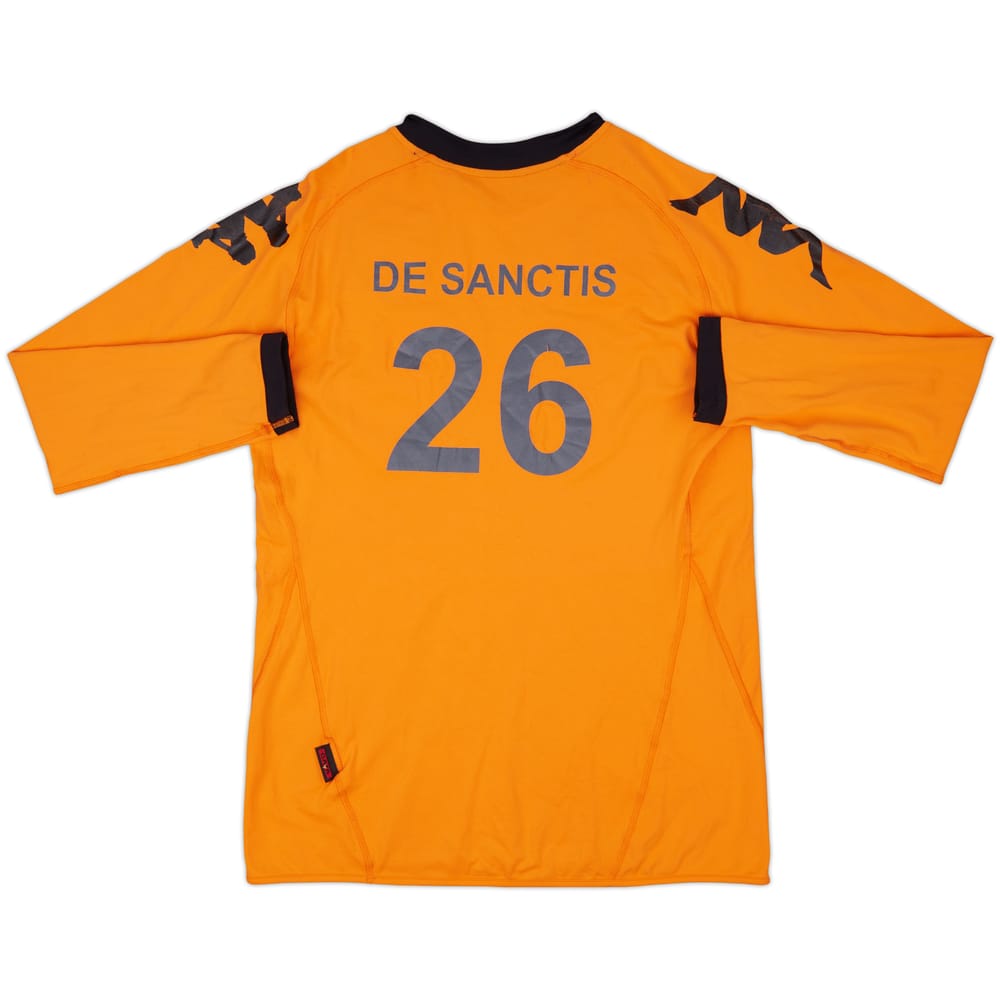 2007-08 Roma Green GK Shirt De Sanctis #26 - 6/10 - (S)