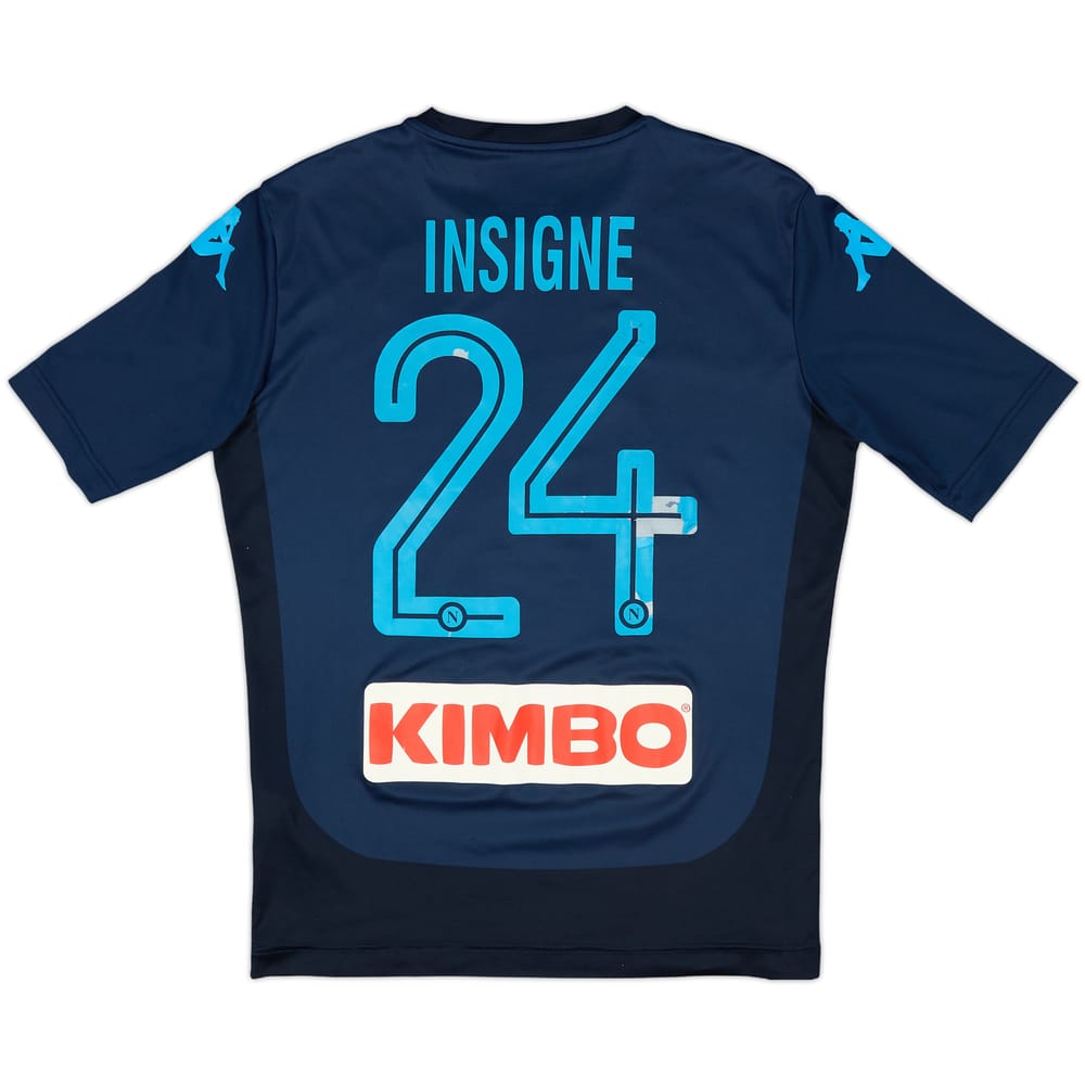2017-19 Napoli Third Shirt Insigne #24 - 5/10 - (XL.Boys)