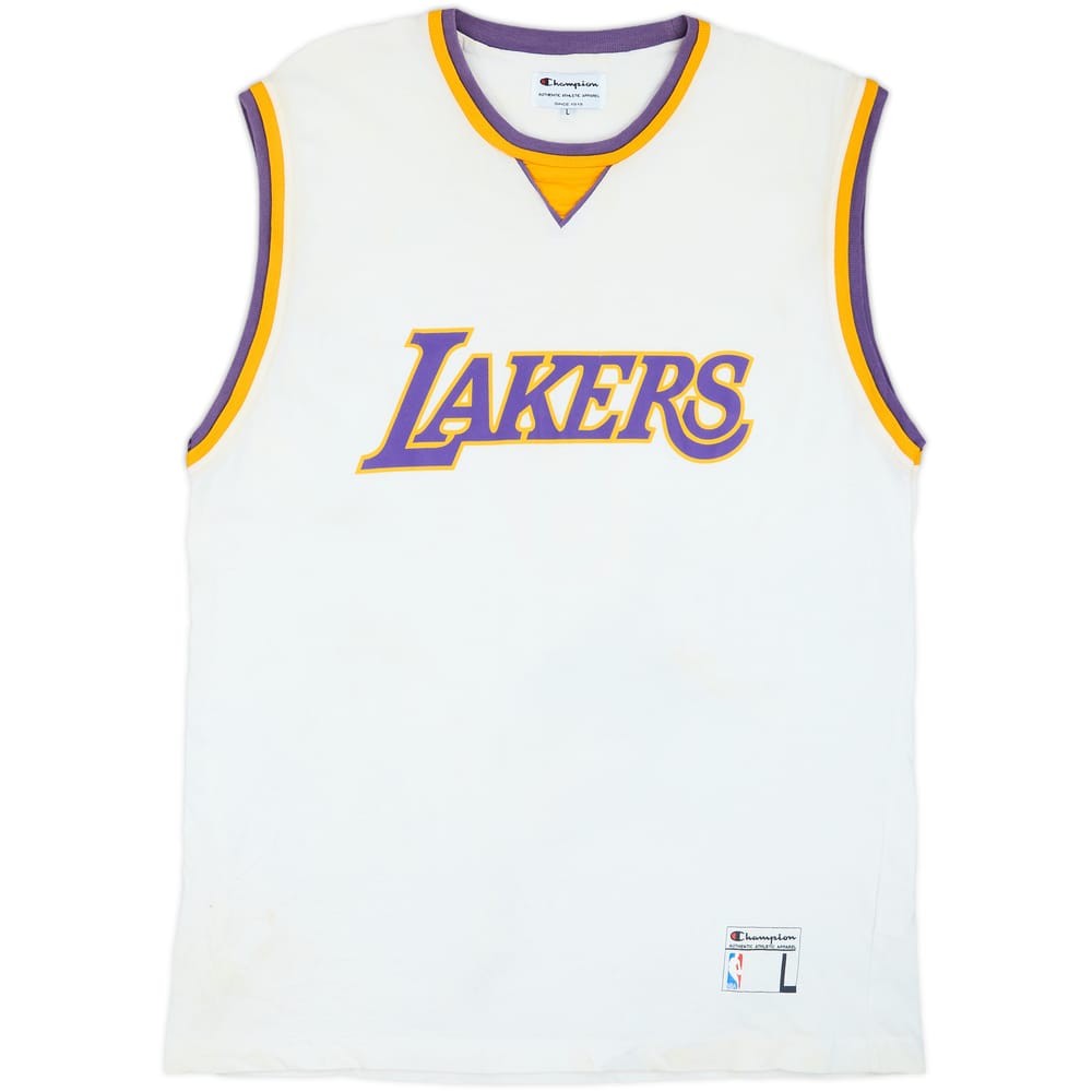 2000-06 LA Lakers Bryant #8 Champion Sleeveless Tee - 5/10 - (L)
