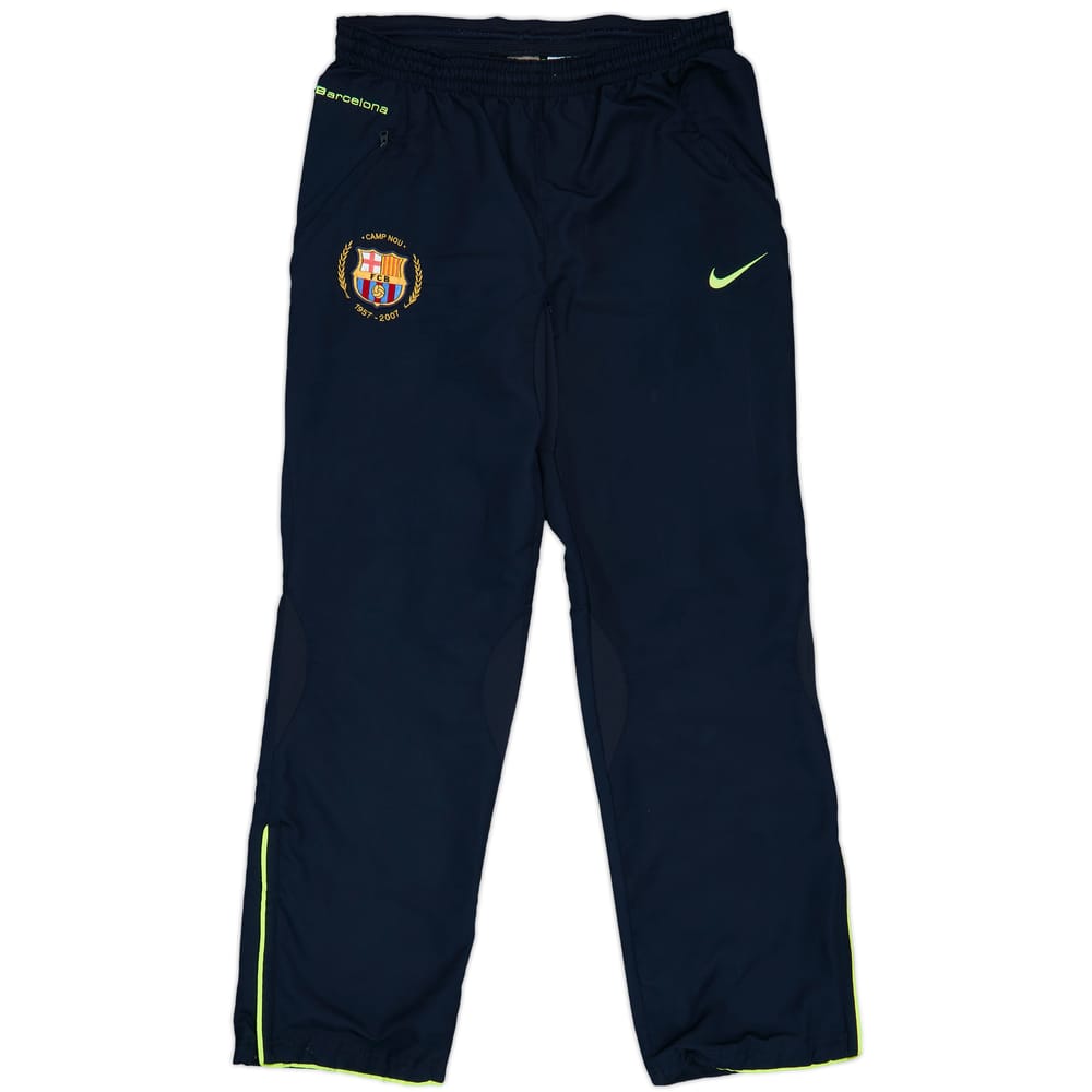 2007-08 Barcelona Nike Track Pants/Bottoms - 9/10 - (S)