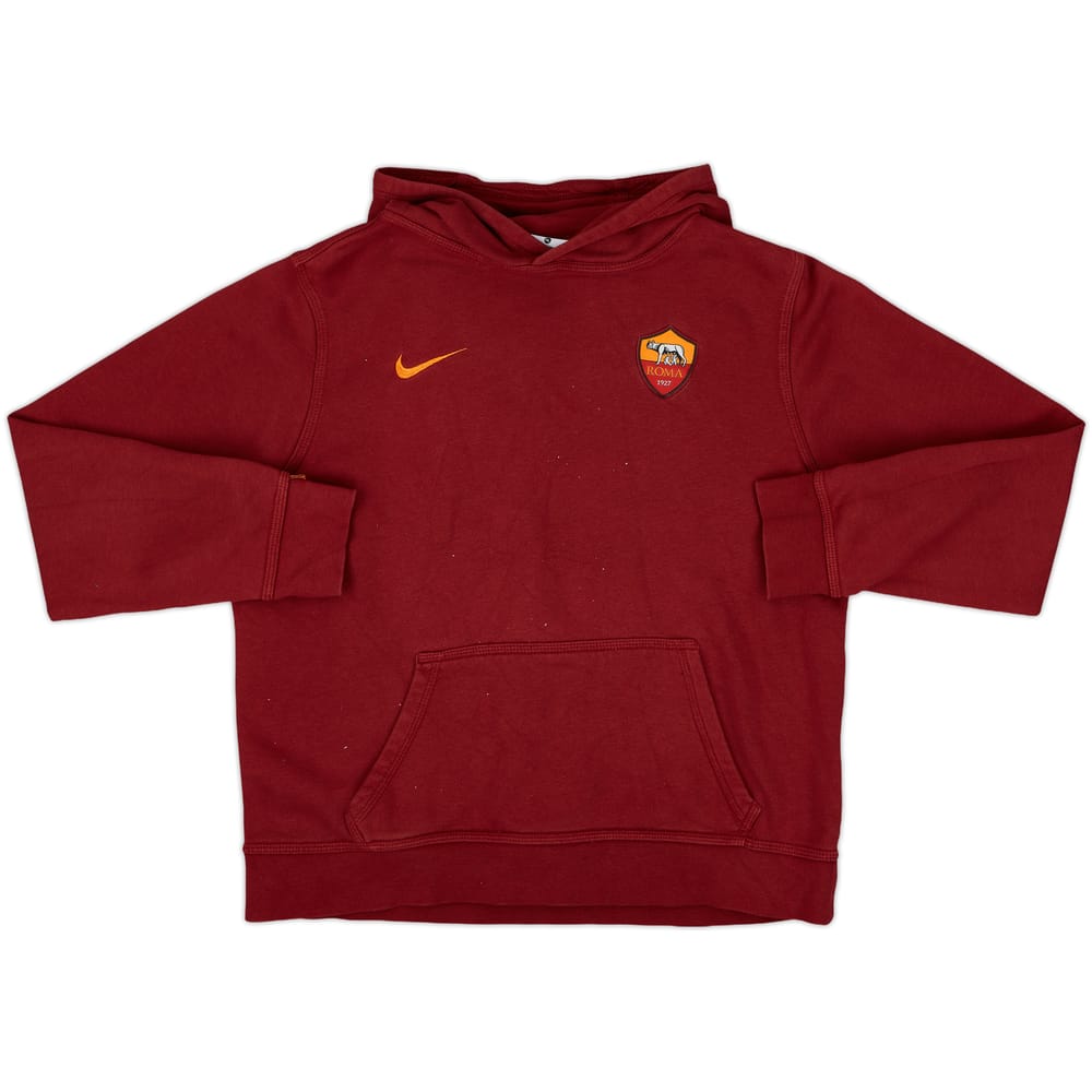 2015-16 Roma Nike Hooded Sweat Top - 9/10 - (XL.Boys)
