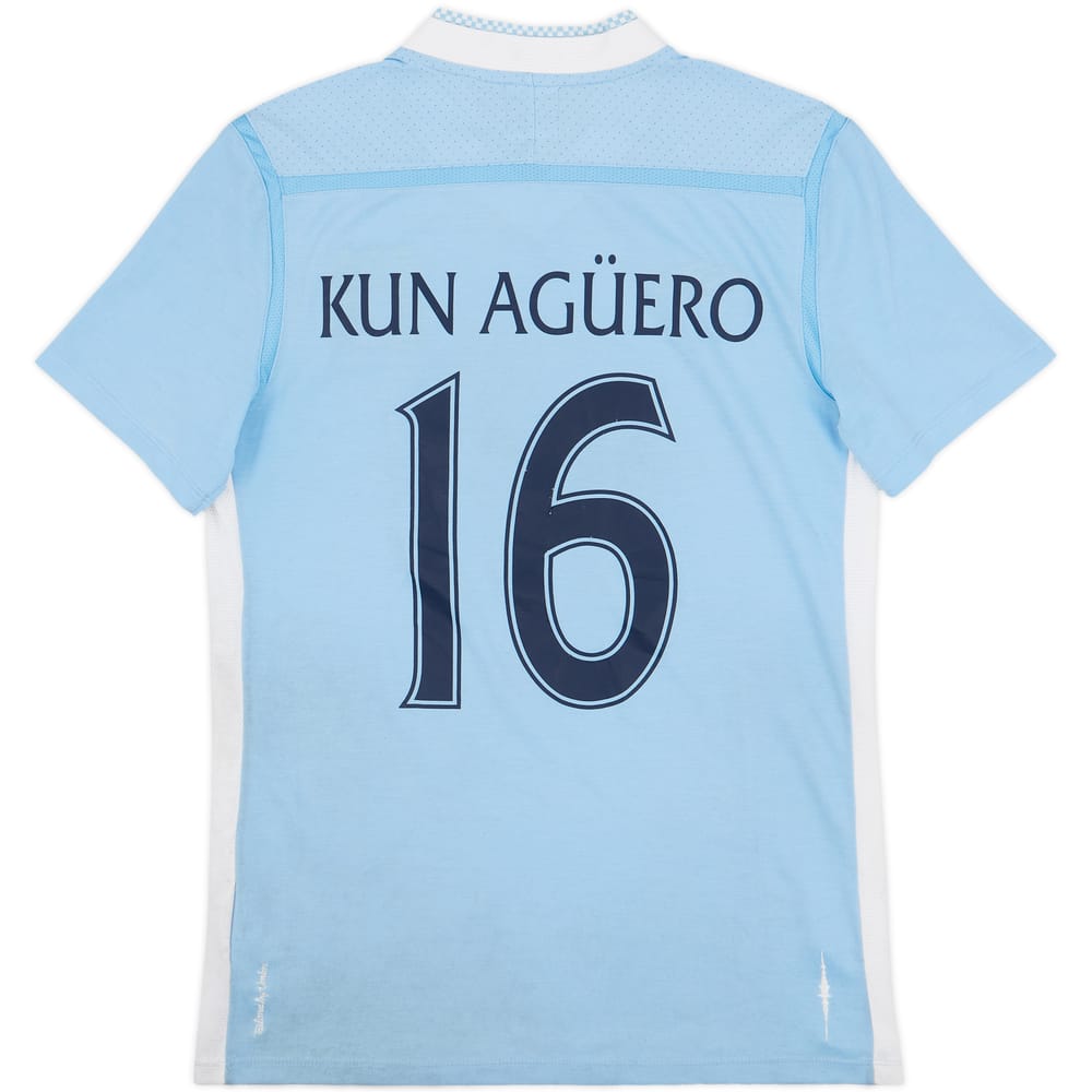 2011-12 Manchester City Home Shirt Kun Aguero #16 - 5/10 - (S)