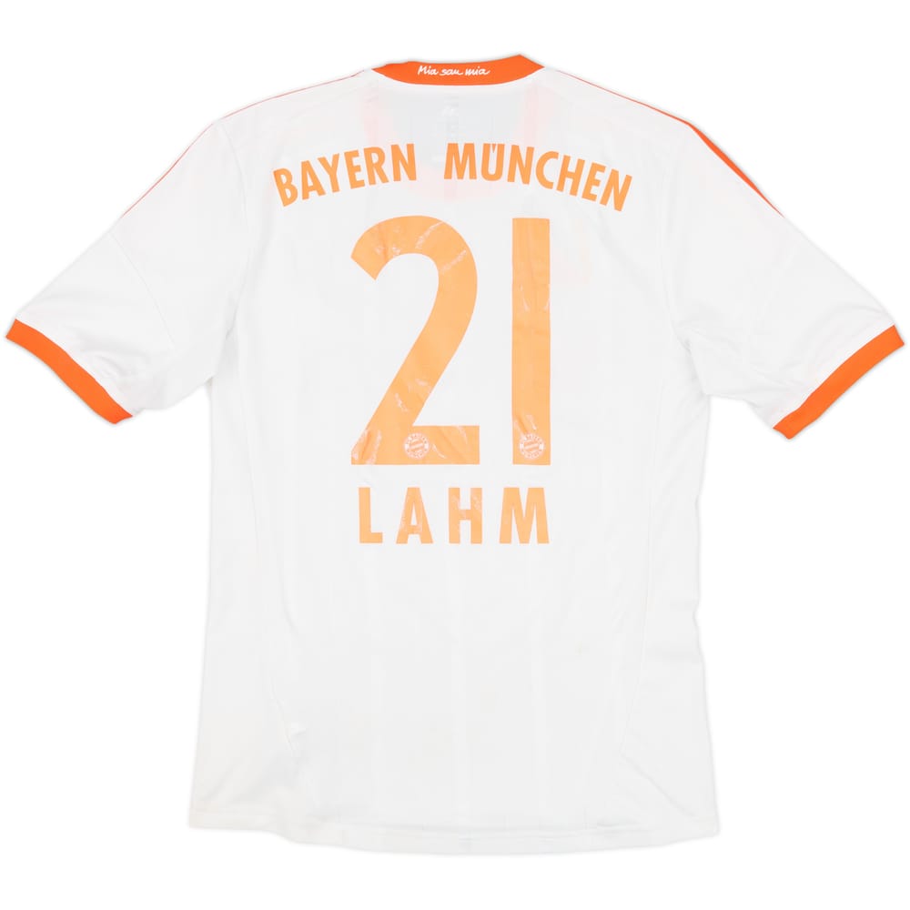 2012-13 Bayern Munich Signed Away Shirt Lahm #21 - 4/10 - (S)