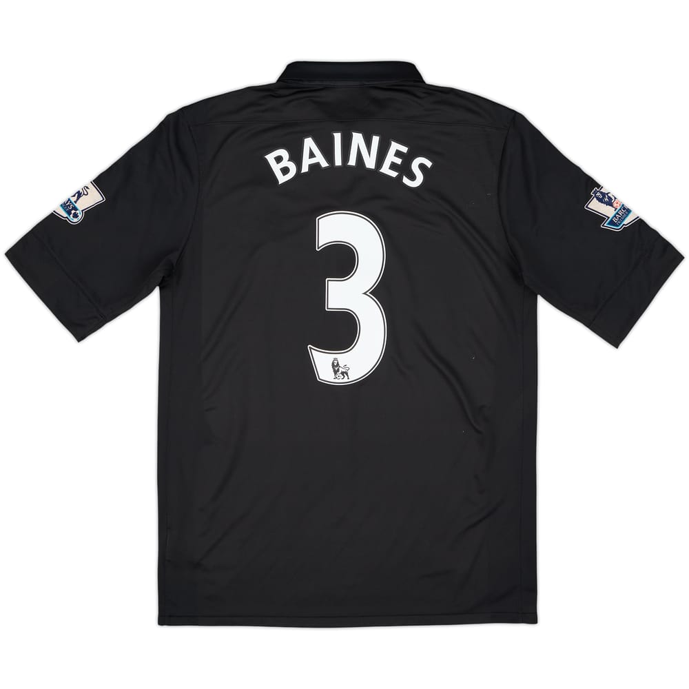 2012-13 Everton Away Shirt Baines #3 - 8/10 - (M)