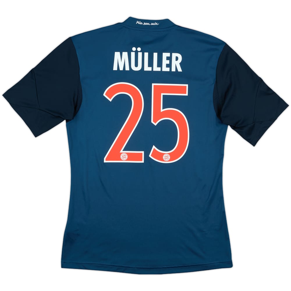 2013-14 Bayern Munich Third Shirt Muller #25 - 8/10 - (S)