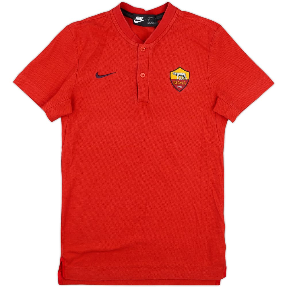 2018-19 Roma Nike Polo Shirt - 8/10 - (S)