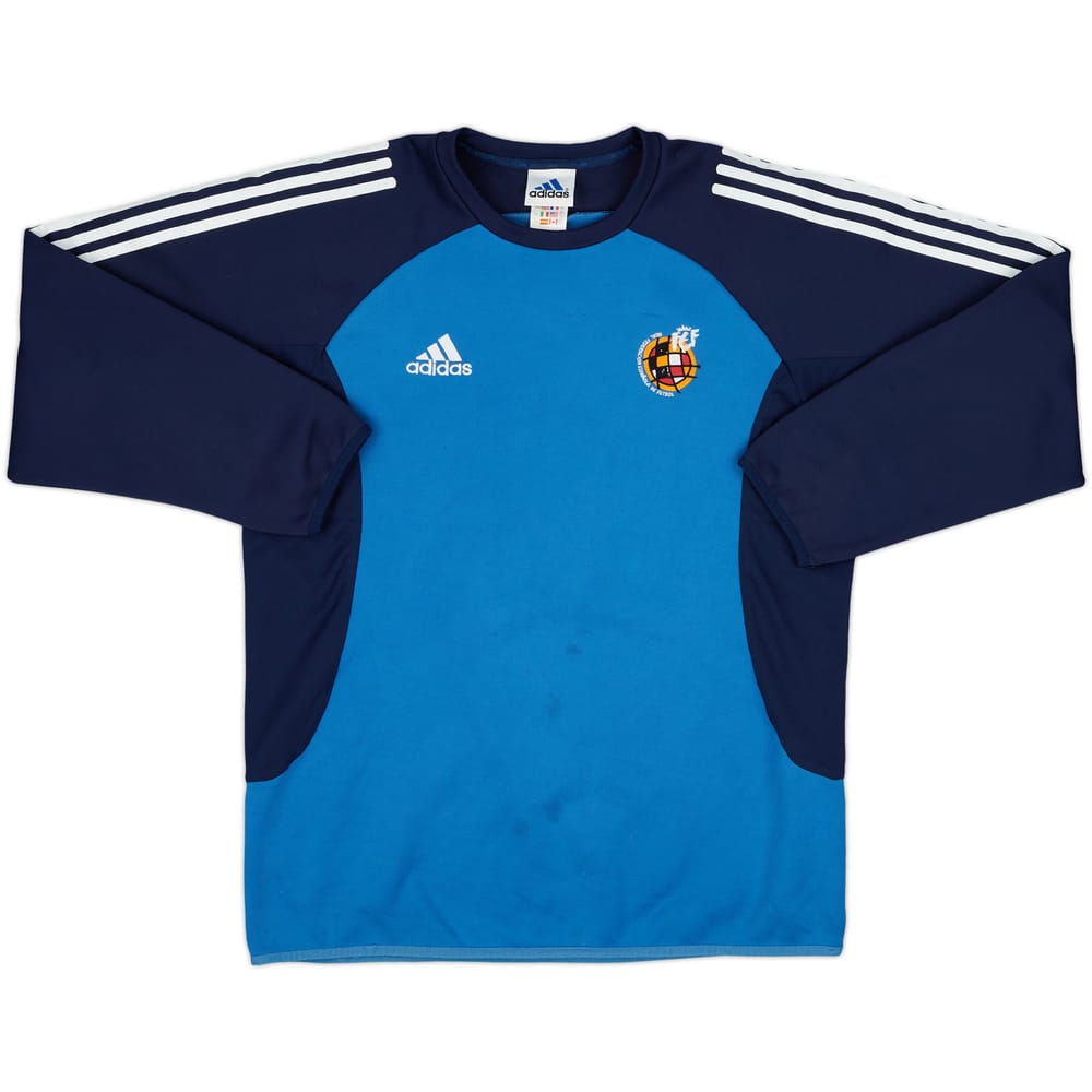 2001-02 Spain adidas Sweat Top - 6/10 - (S)