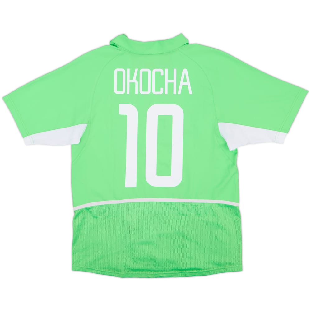 2002-04 Nigeria Home Shirt Okocha #10 - 8/10 - (S)