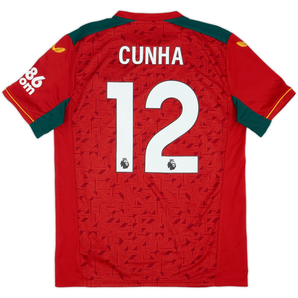 Camiseta de visitante del Wolves 2023-24 Cunha #12 - 10/10 - (L)