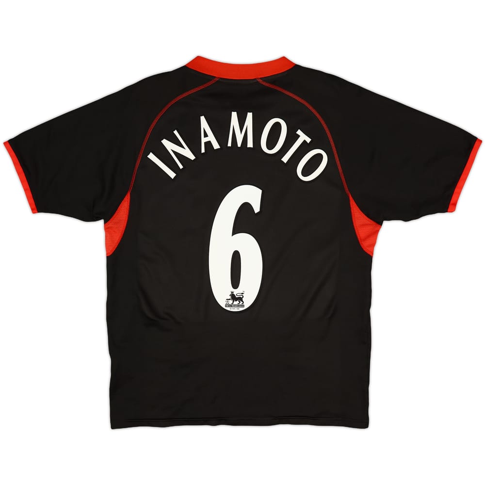 2003-04 Fulham Away Shirt Inamoto #6 - 9/10 - (M)