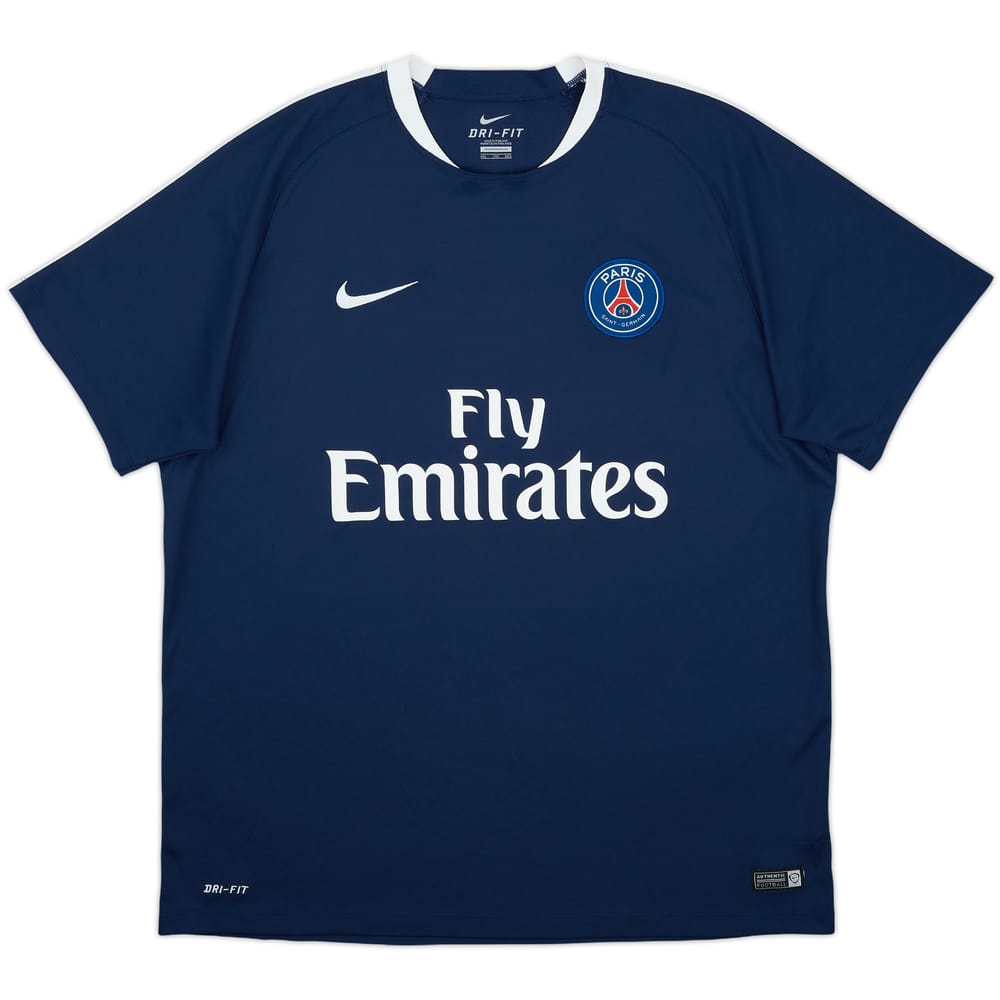 2015-16 Paris Saint-Germain Nike Training Shirt - 8/10 - (XXL)