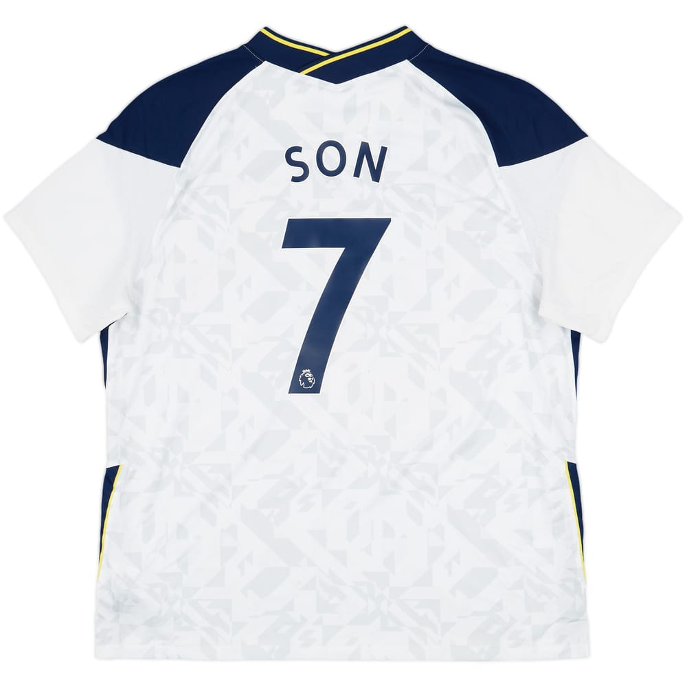 2020-21 Tottenham Home Shirt Son #7 - 9/10 - (XXL)