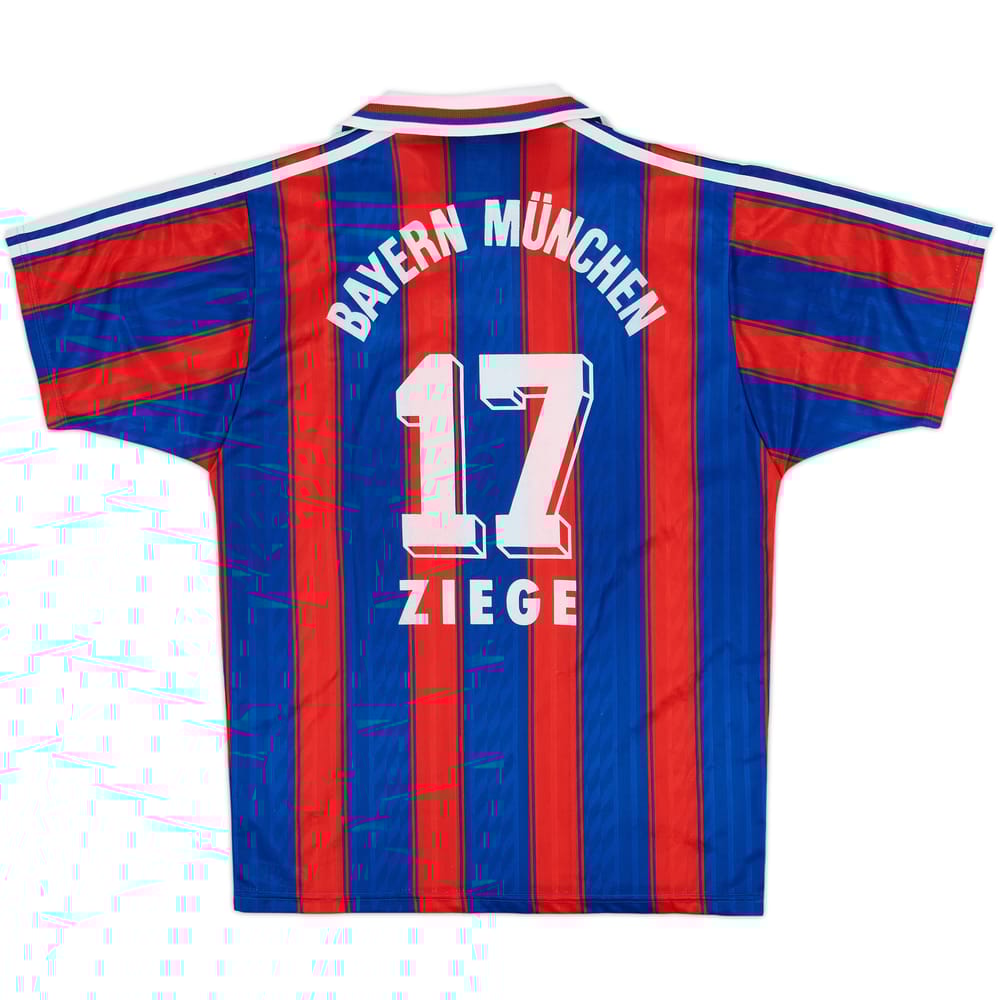 1995-97 Bayern Munich Home Shirt Ziege #17 - 6/10 - (S)