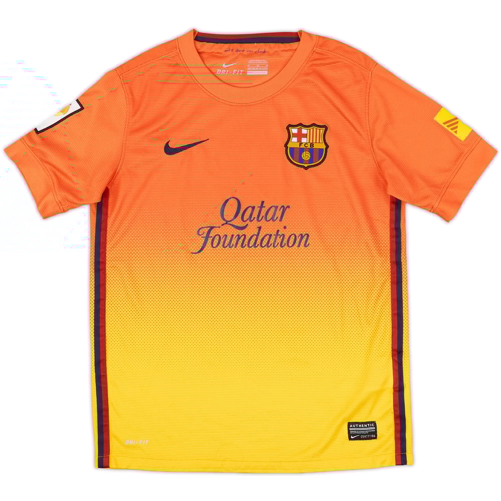 2012-13 Barcelona Away Shirt - 8/10 - (M.Boys)