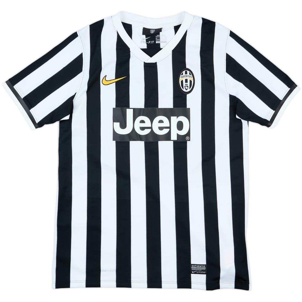 2013-14 Juventus Home Shirt - 7/10 - (XL.Boys)