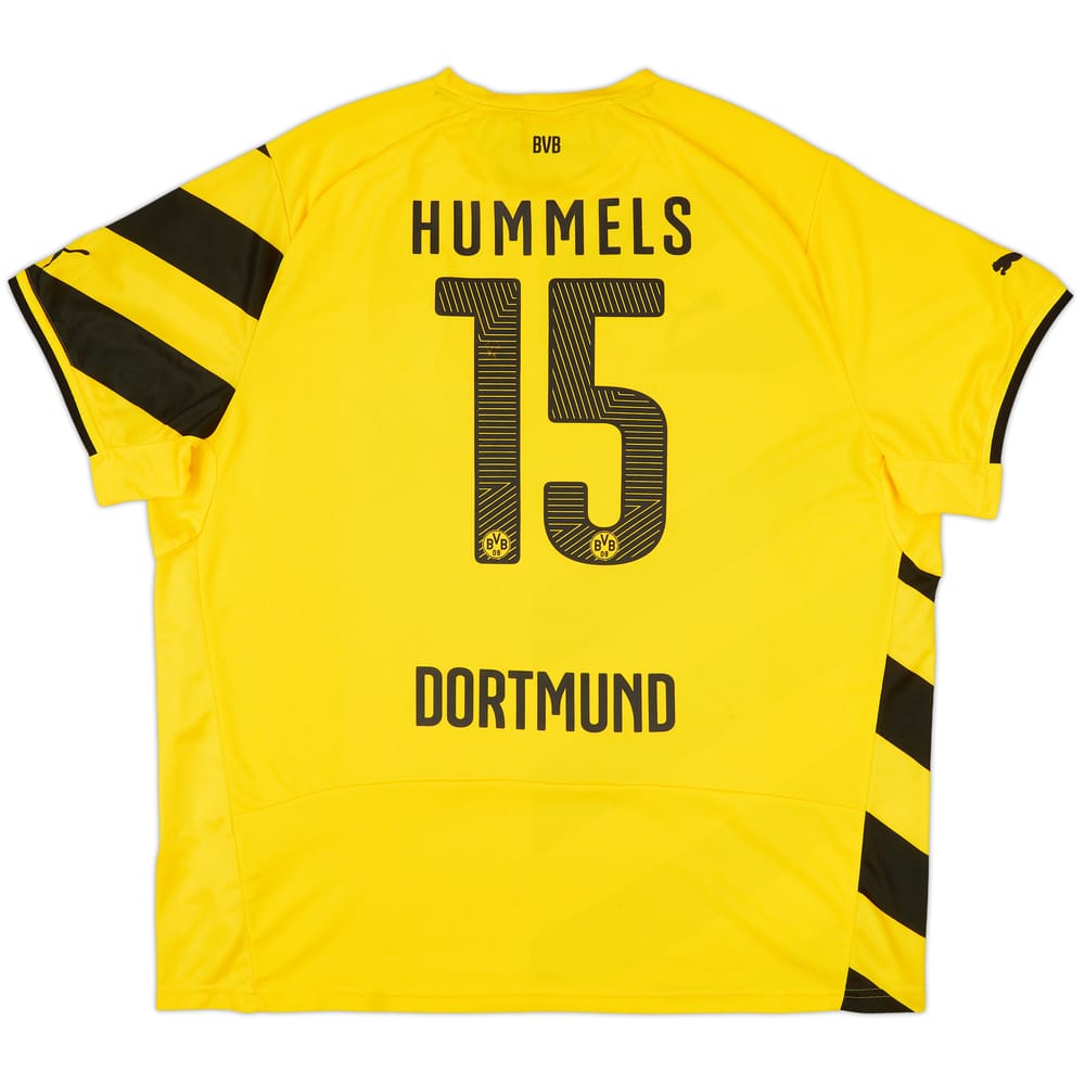 2014-15 Borussia Dortmund Home Shirt Hummels #15 - 6/10 - (3XL)