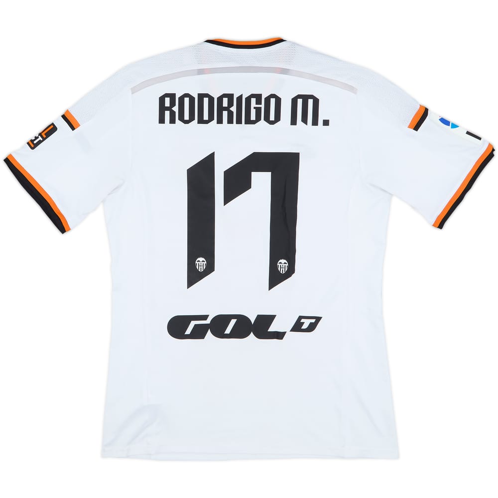 2014-15 Valencia Home Shirt Rodrigo M. #17 - 7/10 - (L)