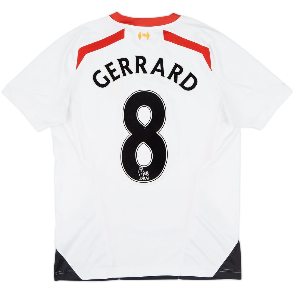 2008-09 Liverpool Away L/S Shirt Gerrard #8 - 7/10 - (L)
