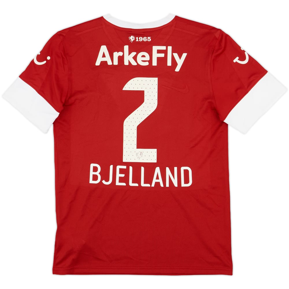 2012-13 FC Twente Home Shirt Bjelland #2 - 7/10 - (M)