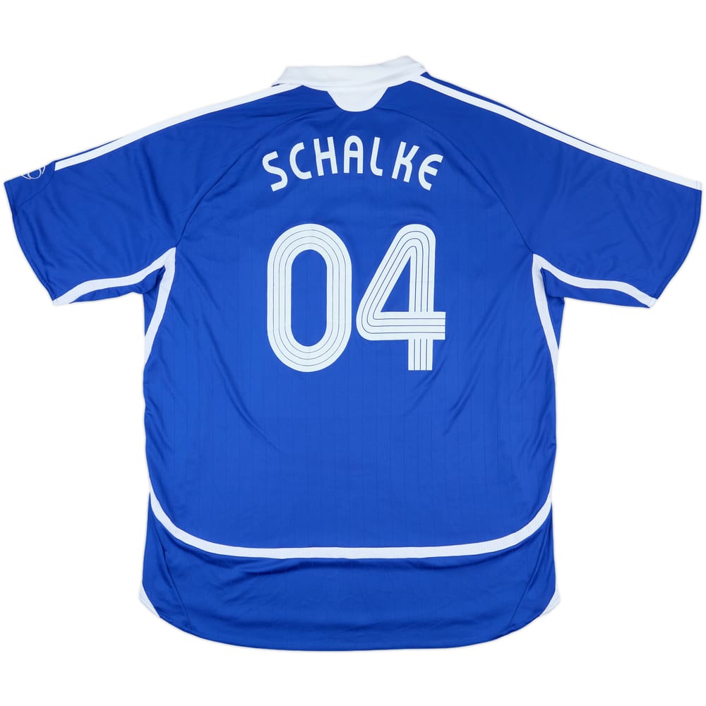 2006-07 Schalke Home Shirt Schalke #04 - 7/10 - (XXL)