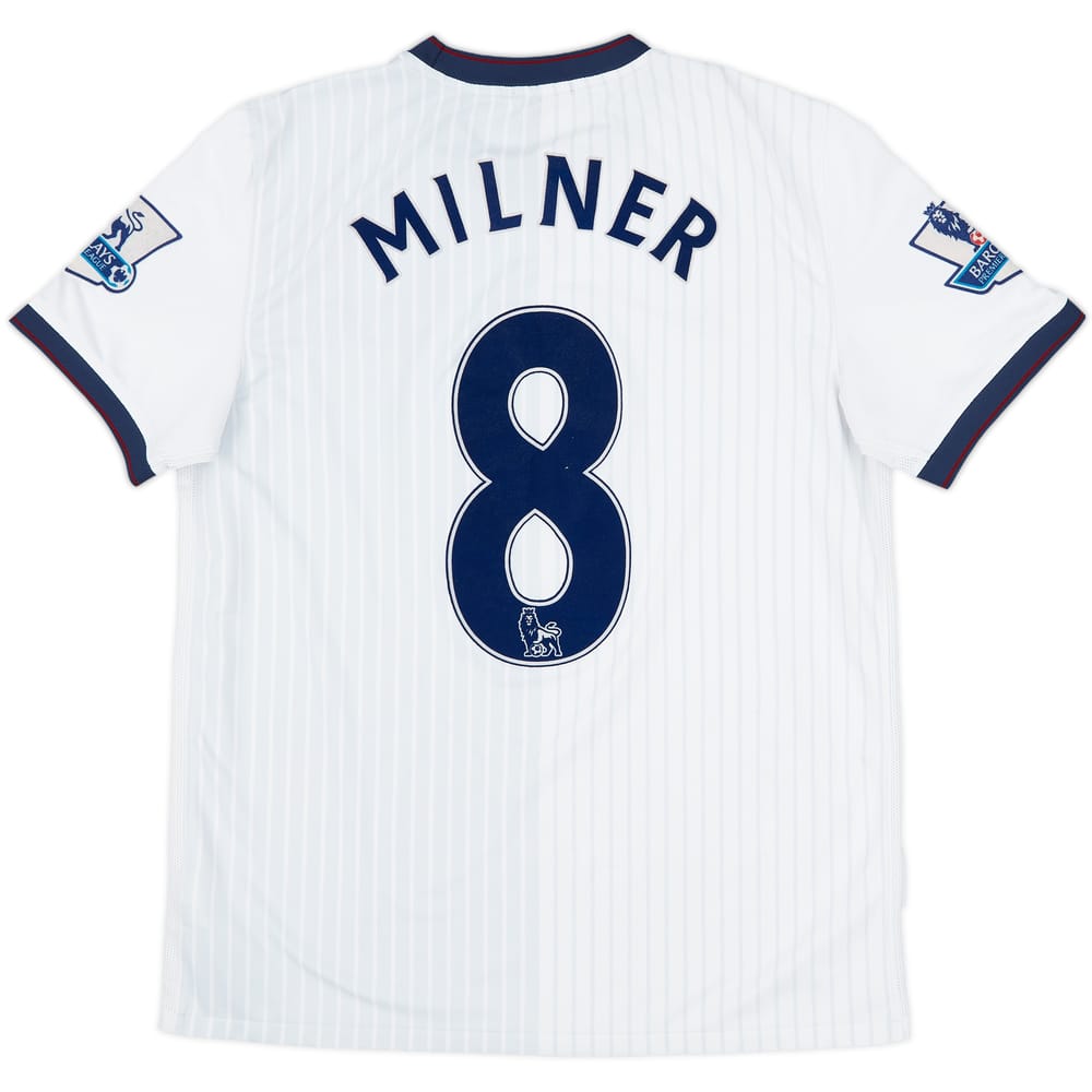 2009-10 Aston Villa Away Shirt Milner #8 - 4/10 - (M)