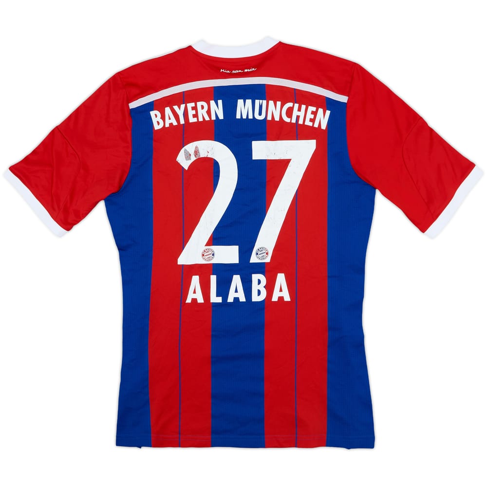 2014-15 Bayern Munich Home Shirt Alaba #27 - 5/10 - (M)