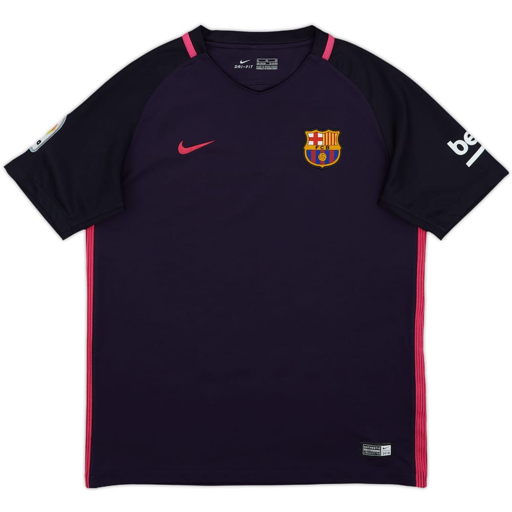 2016-17 Barcelona Away Shirt - 8/10 - (XL.Boys)