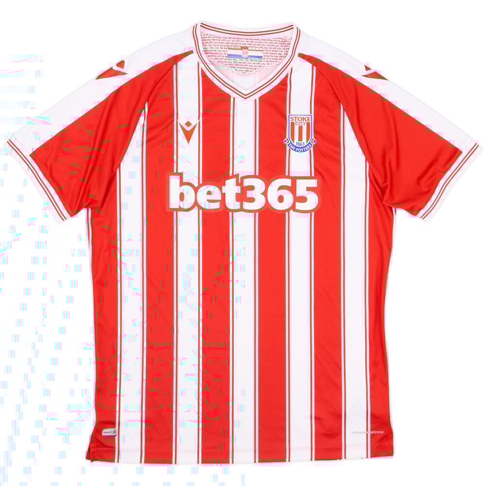 2020-21 Stoke City Home Shirt - 10/10 - (XL)