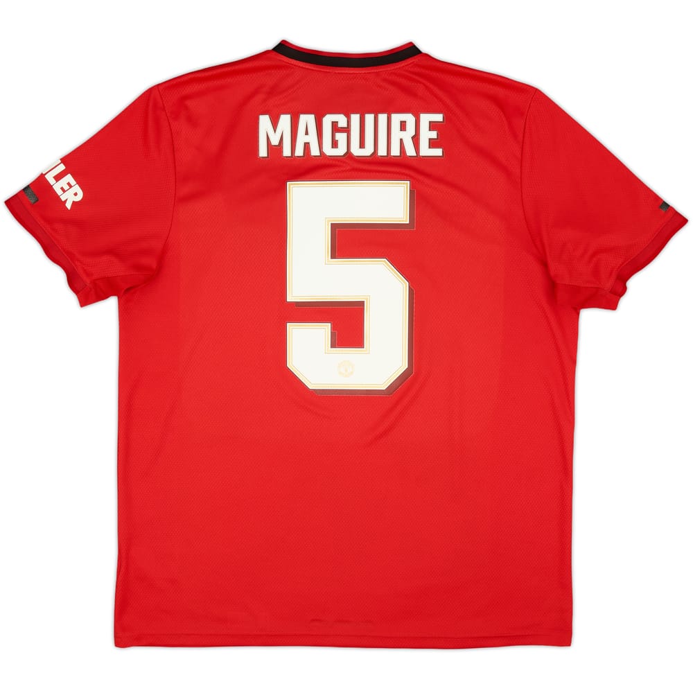 2019-20 Manchester United Home Shirt Maguire #5 - 8/10 - (XL)