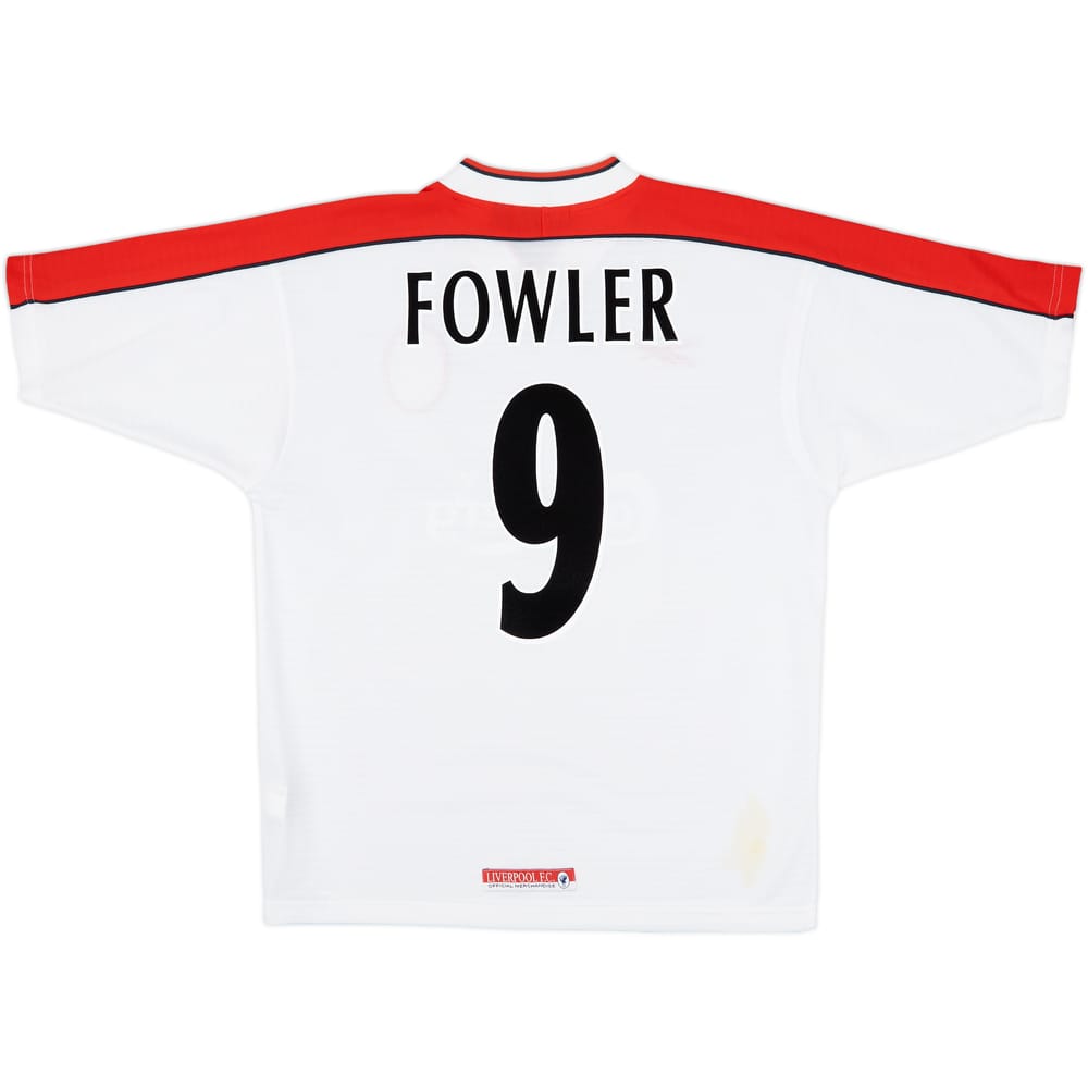 1998-99 Liverpool Away Shirt Fowler #9 - 9/10 - (M)