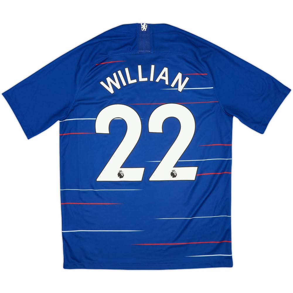 2018-19 Chelsea Home Shirt Willian #22 - 9/10 - (M)