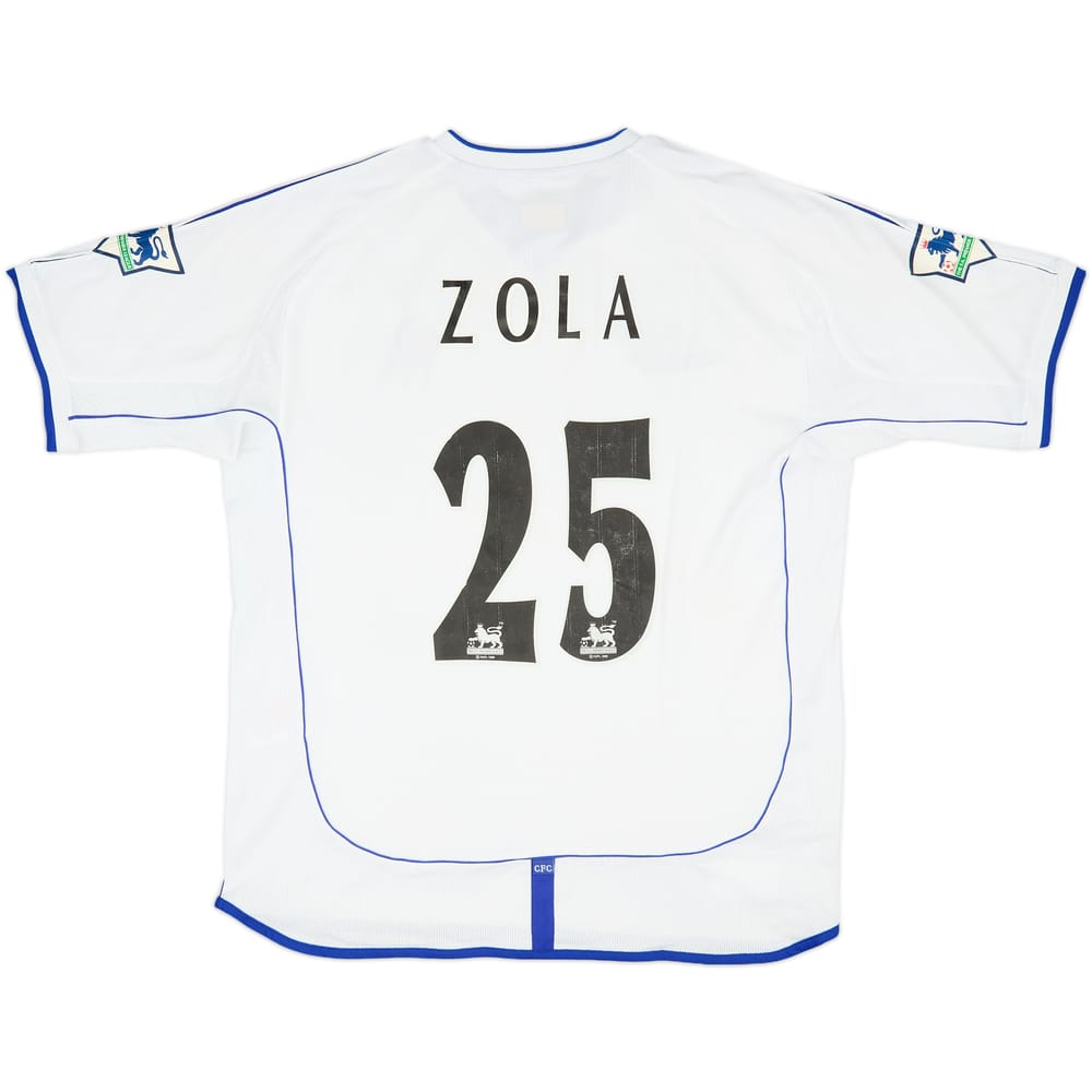 2001-03 Chelsea Away Shirt Zola #25 - 7/10 - (L)