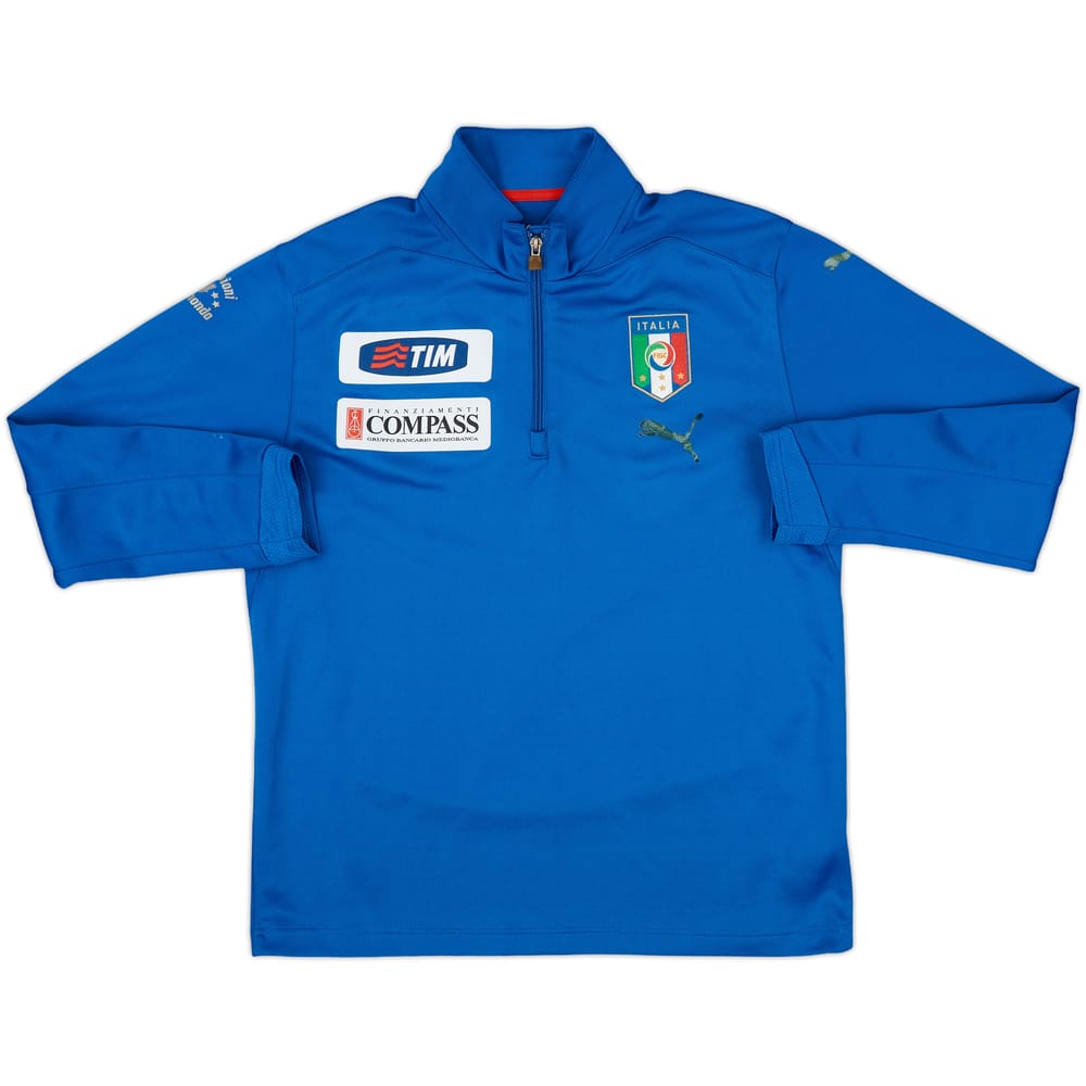 2006-08 Italy 1/4 Zip Training Top - 5/10 - (S)