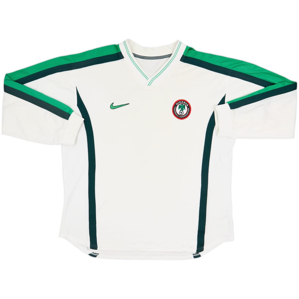 1998 Nigeria Player Issue Away L/S Shirt - 8/10 - (XL)