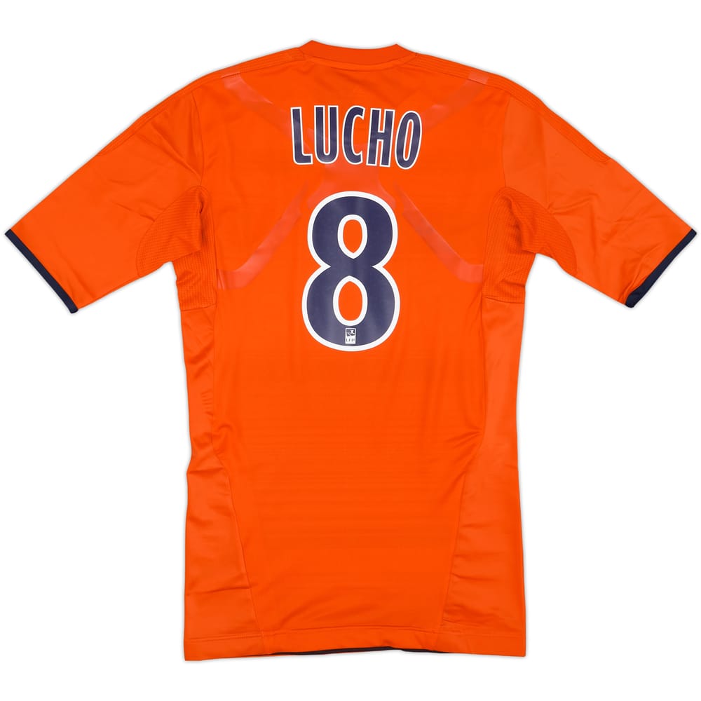 2011-12 Olympique Marseille Player Issue TechFit Third Shirt Lucho #8 (L)