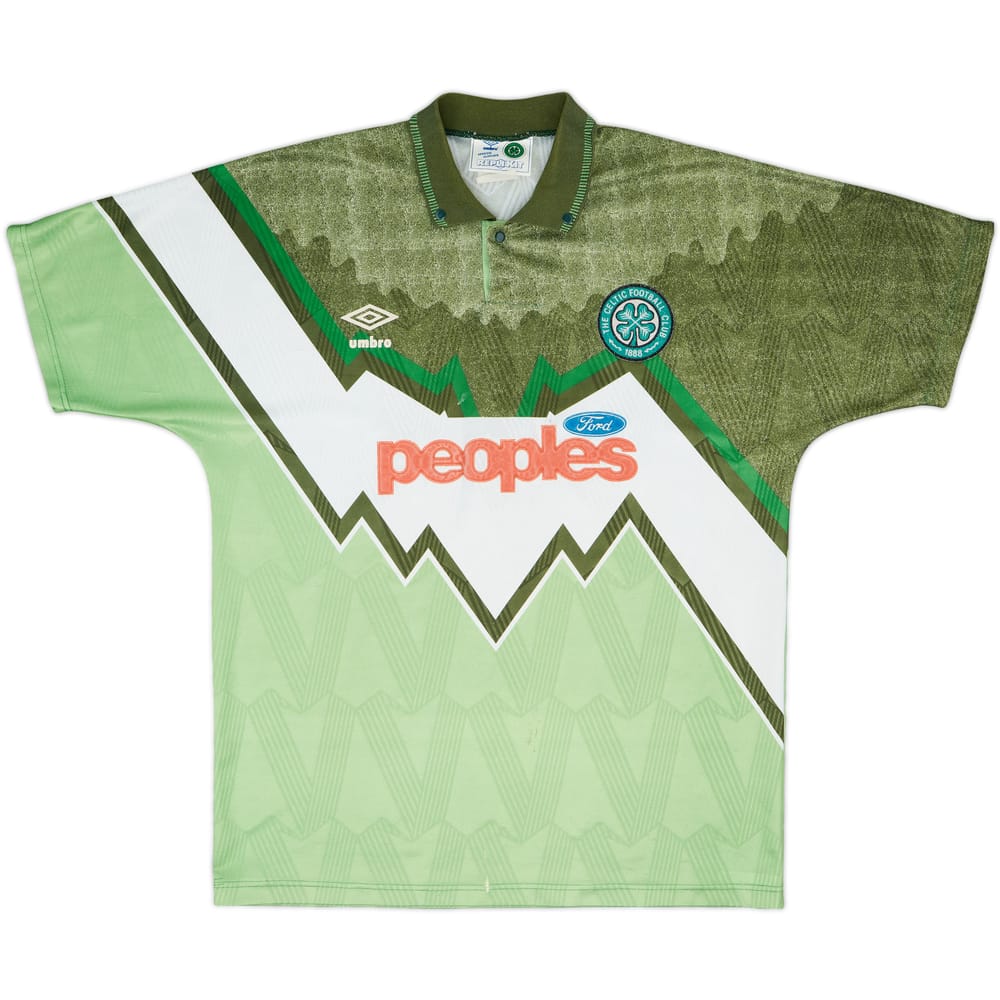 1991-92 Celtic Away Shirt - 7/10 - (L)