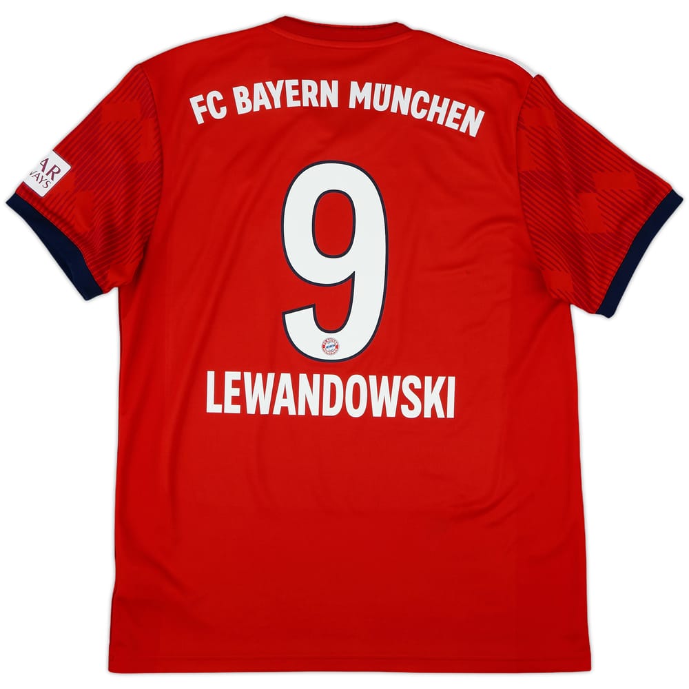 2020-21 Bayern Munich Home Shirt Lewandowski #9 - 9/10 - (M)