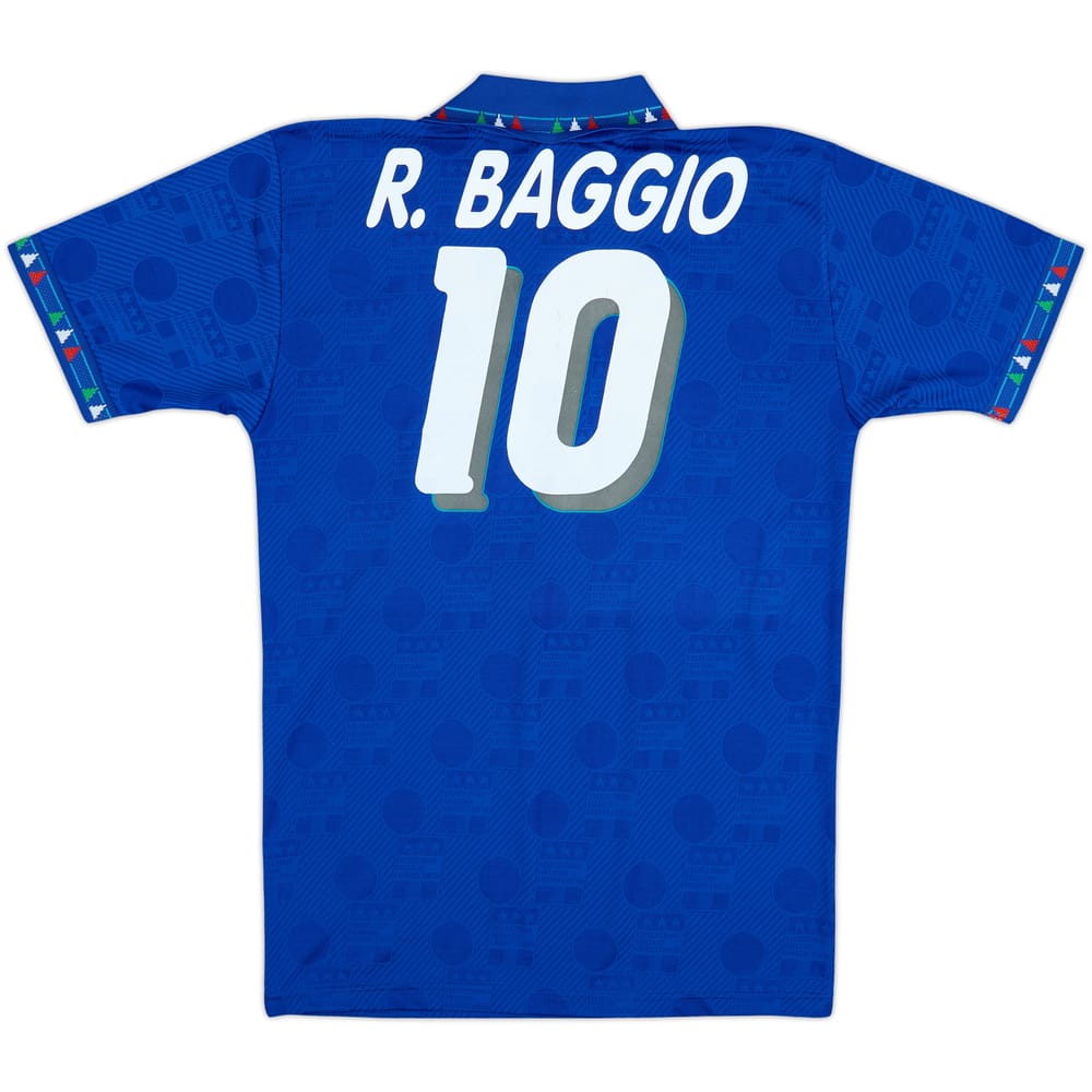 1994 Italy Home Shirt Baggio #10 - 8/10 - (M)
