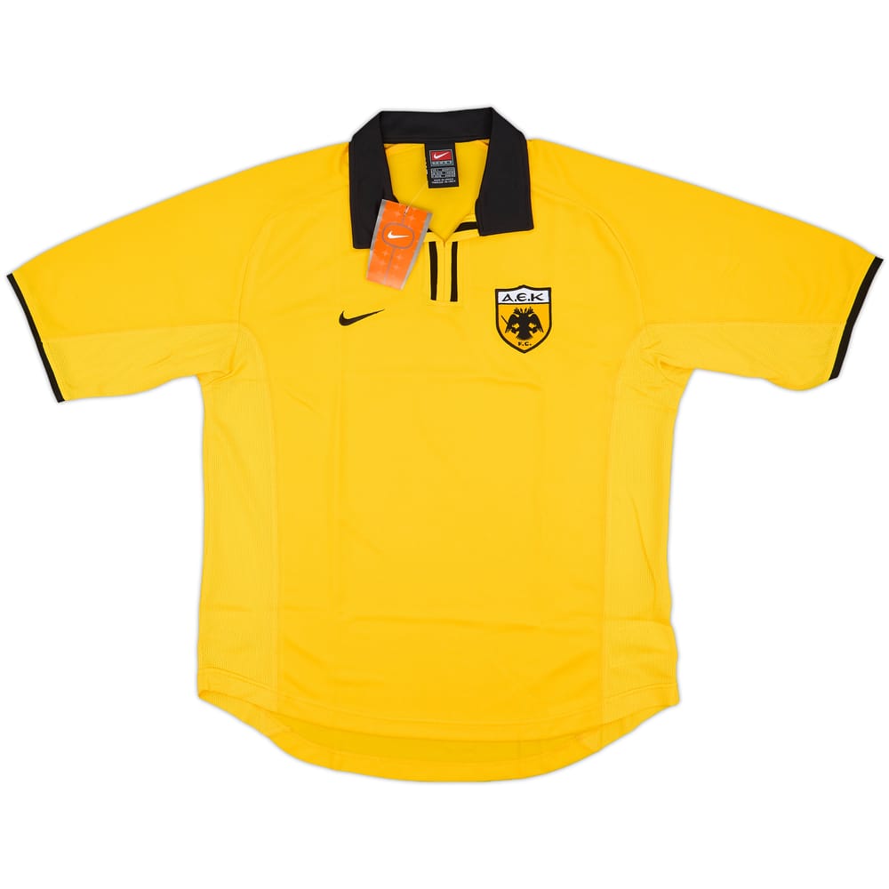 2000-02 AEK Athens Home Shirt (S)